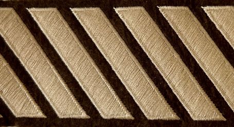 TAN on BROWN Hash Marks - 1 Hash Mark Length Each.